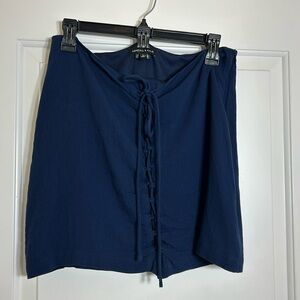 KENDALL & KYLIE lined rayon skirt, size L